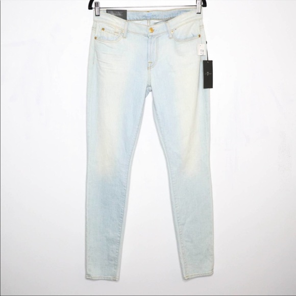 7 For All Mankind The Skinny Jeans Sz 28✨ - Picture 2 of 7